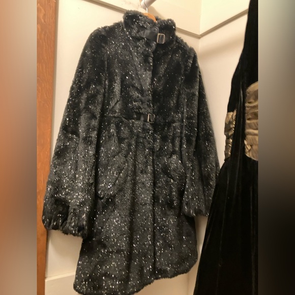 Betsey Johnson Jackets & Blazers - Betsey Johnson Glittery Black Teddy Jacket- Vintage hard to find Betsey